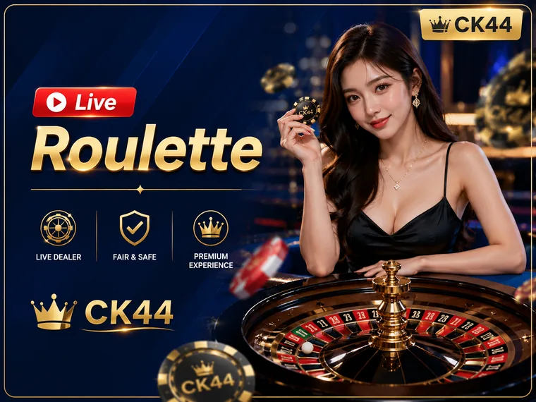 CK44 Live-এ লাইভ রুলেট